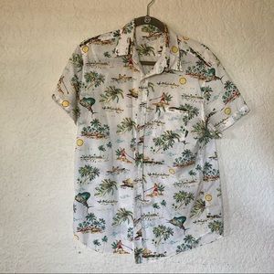 2 JCrew Hawaiian style shirts